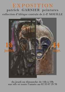 Patrick Garnier peintures et collection d'Afrique centrale