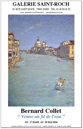 Galerie Saint-Roch - exposition de peinture "Venise au fil de l'eau"