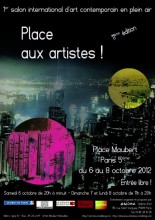 Place aux artistes ! sur la place Maubert