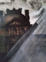 Le Louvre au crpuscule