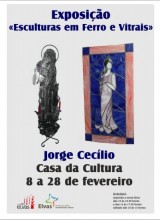 Esculturas em Ferro e Vitrais de Jorge Ceclio