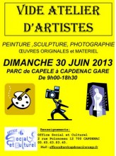 Vide atelier d'artistes :peinture, sculpture, photo