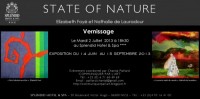 EXPOSITION STATE OF NATURE Elizabeth Foy et Nathalie de Lauradour au SPLENDID HOTEL & SPA 