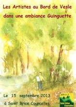 Les artistes au Bord de Vesle