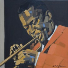 Les peintures Jazz & Blues de Jean-Paul Pagnon au March de la Cration Paris-Montparnasse