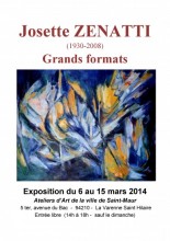 JOSETTE ZENATTI  GRANDS FORMATS