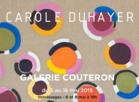 Carole Duhayer - exposition - vernissages 6 & 8 mai