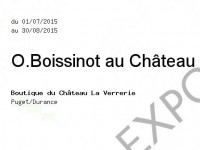 O.Boissinot au Chteau La Verrerie
