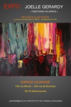 Expo personnelle: Emotions colores