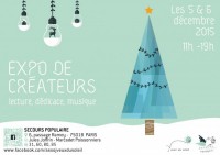 Exposition de crateurs "En attendant Nol" avec Jveux du Soleil les 5 et 6 dcembre 2015