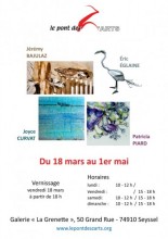 Exposition d'arts plastiques au Pont des Z'arts  Seyssel