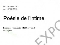 Posie de l'intime