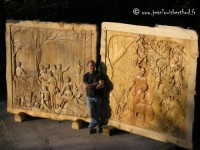 Exposition sculptures et bas-reliefs sur bois - Jean-Louis Berthod