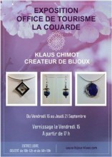 Exposition des crations de Klaus Chimot a La Couarde 