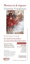 Parcours & signes de l'artiste Chantal Fraigneau