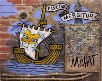 M.Chat fait le mur