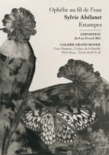 Ophlie au fil de leau - Sylvie Ablanet - Estampes
