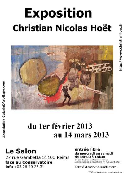 exposition Christian Nicolas Hot 2013 Salon Reims Marne Champagne Ardenne,